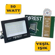 Orjinal Forest 50W Yeşil Renk LED Projektör