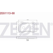 Otoco Renault Megane Iı (Bm0/1,cm0/1) 2.0 2002-2008 Ön Fren Balatası 77 01 208 218