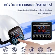 Diz Masaj Aleti Şarjlı Isıtmalı Titreşimli Göstergeli Çok Fonksiyonlu Diz Masaj Cihazı