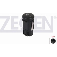 Otoco Ford Fıesta Iv - Ka 1996- Sis Far Anahtarı 4 Pin 2S6515K218AA