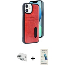 DS LLC Ieg™ iPhone 11 Kılıf Yörünge Işık Serisi - Şeffaf Pasifik Cam Ekran Koruyucu + Yeşil Pers