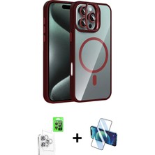 DS LLC Ieg™ iPhone 16 Pro Max Kılıf Yadigar Asil Koleksiyonu - Siyah 3D Antistatik Cam Ekran Koruyucu +