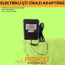 Provolt Elektrikli Çit Sistemi Trafolu Adaptör