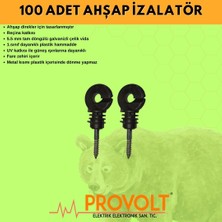 Provolt Elektrikli Çit Sistemi Ahşap Izalatör 100 Adet
