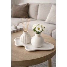 Sisay Home Dekoratif Vazo Seti | Orta Sehpa & Salon Dekoru