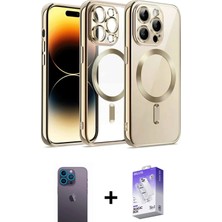 DS LLC Ieg™ iPhone 13 Pro Max Kılıf Nova Işık Özel Seri - Siyah Bilvis 5in1 3D Magic Cam Ekran Koruy