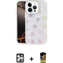 DS LLC Ieg™ iPhone 16 Pro Max Kılıf Odak Prime - Siyah Buffer Cam Ekran Koruyucu + Gümüş Pvd Metal K