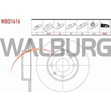 Otoco Cıtroen SAXO/ZX/C15/PEUGEOT 306/106/205/309/405 Fren Diski Ön Düz 4 Bjn 246,8X10X66X34 1690.01