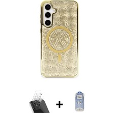 DS LLC Ieg™ Galaxy S23 Kılıf Eksen Çizgi - Siyah Joko Magic 5d Cam + Şeffaf Kamera Lens Koruma Cam