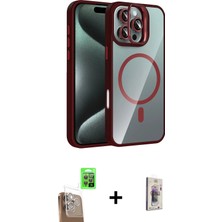 DS LLC Ieg™ iPhone 16 Pro Max Kılıf Yadigar Asil Koleksiyonu - Siyah Bilvis 3D Cam Ekran Koruyucu + Ç�