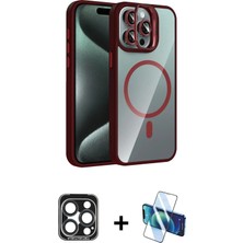 DS LLC Ieg™ iPhone 15 Pro Max Kılıf Yadigar Asil Koleksiyonu - Siyah 3D Antistatik Seramik Nano Ekran K