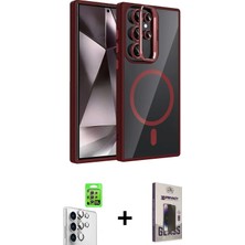 DS LLC Ieg™ Galaxy S25 Ultra Kılıf Yadigar Asil Koleksiyonu - Siyah Bilvis Hayalet Cam Ekran Koruyucu +