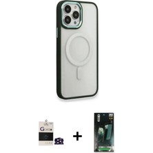 DS LLC Ieg™ iPhone 14 Pro Max Kılıf Yankı Işık Özel Seri - Şeffaf 360 Full Body Arka Koruyucu + De