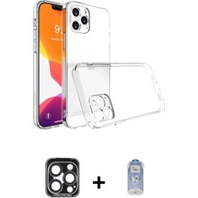 DS LLC Ieg™ iPhone 15 Pro Max Kılıf Zirve Doku - Siyah Joko Magic 5d Cam + Lacivert Pvd Metal Kamera Le