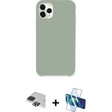 DS LLC Ieg™ iPhone 11 Pro Max Kılıf Zirve Modern Özel Seri - Siyah 3D Antistatik Seramik Nano Ekran Ko