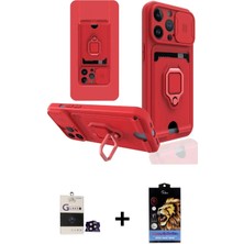 DS LLC Ieg™ iPhone 14 Pro Max Kılıf Vadi Form Prime - Siyah Buffer Hayalet Cam Ekran Koruyucu + Siyah B