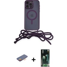 DS LLC Ieg™ iPhone 12 Pro Kılıf Eksen Özel Seri - Şeffaf 360 Full Body Arka Koruyucu + Turuncu Renkli