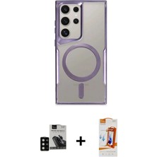 DS LLC Ieg™ Galaxy S24 Ultra Kılıf Yadigar Klasik Özel Seri - Siyah Autokit 5in1 Fiber Polymer Nano Ek