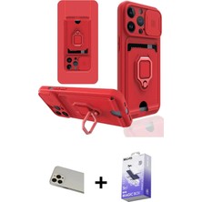 DS LLC Ieg™ iPhone 13 Pro Max Kılıf Vadi Form Prime - Siyah Bilvis 5in1 5d Magic Hayalet Cam Ekran Koru