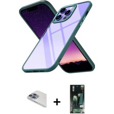 DS LLC Ieg™ iPhone 13 Pro Max Kılıf Nova Işık Serisi - Şeffaf 360 Full Body Arka Koruyucu + Sierra B