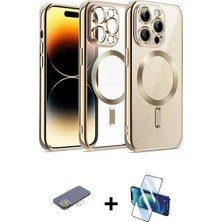 DS LLC Ieg™ iPhone 13 Pro Max Kılıf Nova Işık Özel Seri - Siyah 3D Antistatik Cam Ekran Koruyucu + S