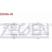 Otoco Bmw 3 Serısı (E36) 316 I 1990-1998 Ön Fren Balatası 34116761237