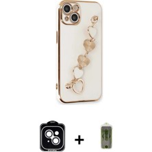 DS LLC Ieg™ iPhone 14 Kılıf Nova Işık Prime - Siyah Joko Magic 5d Hayalet Cam + Gümüş Pvd Metal Ka