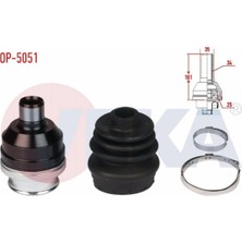 Otoco Opel Astra H 1.3 Cdtı 34X25X35 Uzunluk 101 mm 2004-2010 Aks Kafası Sağ Ön Iç 4242328