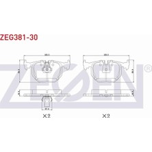 Otoco Land Rover Rangerover Iıı 3.0 Td 6 2002-2012 Arka Fren Balatası Sfp 0001 20