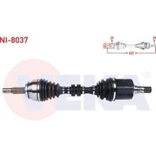Otoco Nıssan Qashqaı (J11) 1.6 Dcı 4x4 M-T 2014- Komple Aks Sol Ön Uzunluk 622MM 39101-4EB1A