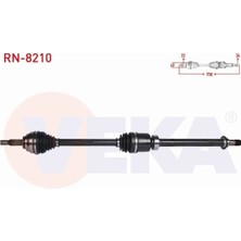 Otoco Renault Clıo Iv 1.5 Dcı A-T Uzunluk 958 mm 2012- Komple Aks Sağ Ön 391003032R