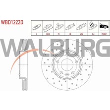 Otoco Renault Trafıc Fren Diski Ön Havalı Performans Delikli 5 Bjn 305,3X28X72X49,8 91165426