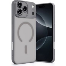 Alvera  Iphone 17 Pro Max Jota Lensli Magsafe Kapak - Titan Gri