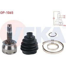 Otoco Opel Mokka 1.4 - 1.6 Cdtı 2012- Aks Kafası Sol-Sağ Ön Dış 25X23X52,4 Uzunluk 153MM 95908458