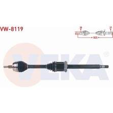 Otoco Volkswagen Transporter Vı 2.0 Tdı A-T 2015- Komple Aks Sağ Ön Uzunluk 1025MM 7E0407276Q|7E0407761D