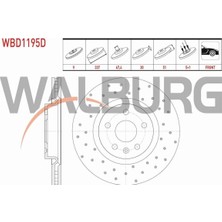 Otoco Opel Insıgnıa Fren Diski Ön Havalı Performans Delikli 5 Bjn 337X30X67,4X51 31277342