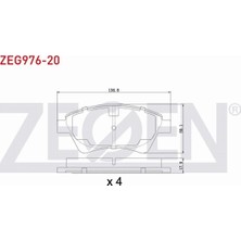 Otoco Renault Megane Iı (Bm0/1,cm0/1) 1.5 Dcı 2002-2008 Ön Fren Balatası 7701207184