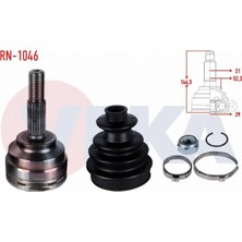 Otoco Renault Kangoo (Kc0/ 1) 1.5 Dcı Ince Freze Aks Kafası Sol-Sağ Ön Dış 7700110484