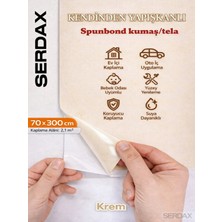 Serdax Extra Yapışkanlı Spunbond Kumaş/tela Kaplama Krem 70CM x 300CM
