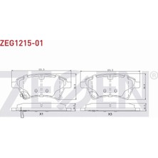 Otoco Suzukı Sx4 (Gy) 1.5 Vvt-I 2006-2013 Ön Fren Balatası 5581079J10