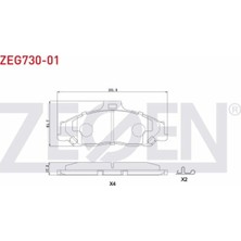 Otoco Ford Ranger 2.5 Tdcı 4x4 1999-2002 Ön Fren Balatası SLV50181580