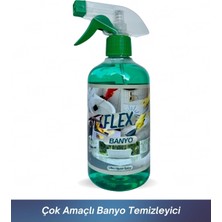 Flex Duşakabin Cam Kireç Temizleyici | Su Lekesi Karşıtı | Banyo Kireç Temizleyici | 500ml