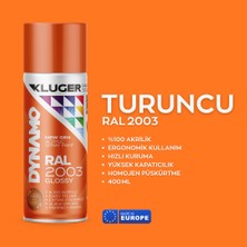 Hobi24 Kluger Dynamo Sprey Boya 400ML - Turuncu Ral 2003