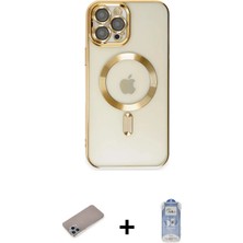 DS LLC Ieg™ iPhone 12 Pro Max Kılıf Nova Işık Özel Seri - Siyah Joko Magic 5d Cam + Sierra Blue Shin