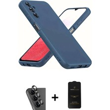 DS LLC Ieg™ Galaxy A34 5g Kılıf Kozmos Yansıma Özel Seri - Siyah 6d Antistatik Mat Seramik Hayalet Na