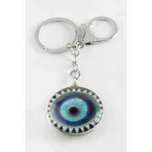 Marsilyan Nazar Cam Anahtarlık