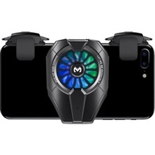 Pileli Store Newface DL06 Rgb Radyatör Telefon Soğutucu Fan - Siyah