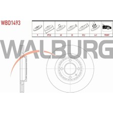 Otoco Volkswagen Passat (3A2,35I) 1.8 1988-1997 Fren Diski Ön Havalı 4 Bjn 279,8X22X65X39,2 535 615 301