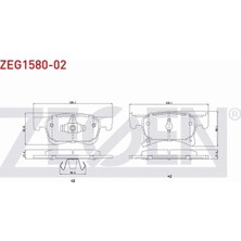 Otoco Opel Corsa E 1.3 Cdtı 15 Jant 2014- Ön Fren Balatası Ikazlı 1605281