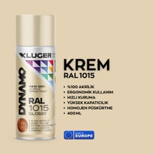 Hobi24 Kluger Dynamo Sprey Boya 400ML - Krem Ral 1015